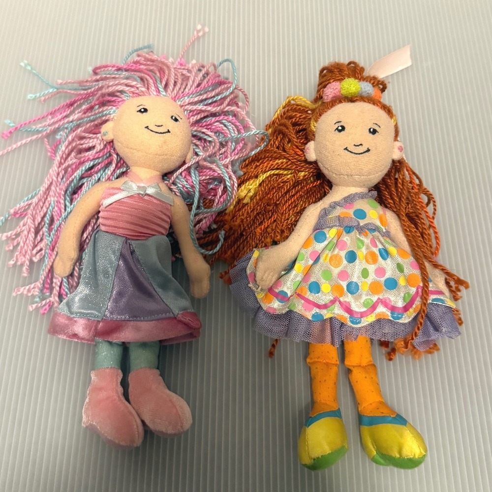 Manhattan Toy Groovy Girls Plush Dolls 2 Piece Kids Fatina Dari Lot Vintage